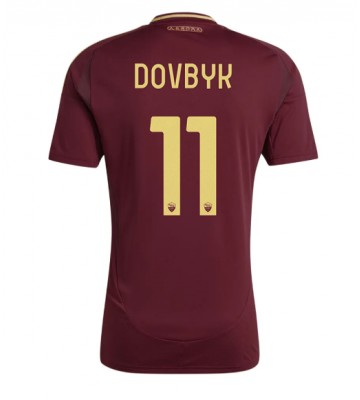 AS Roma Artem Dovbyk #11 Replika Hjemmebanetrøje 2024-25 Kortærmet